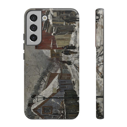 From Saxegardsgate by Edvard Munch - Cell Phone Case