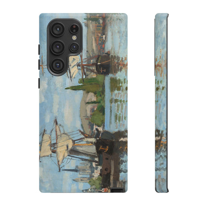 Ships Riding on the Seine at Rouen by Claude Monet - Cell Phone Case