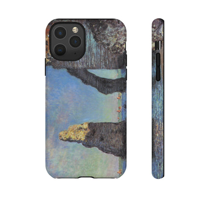 The Cliffs at Etretat by Claude Monet - Cell Phone Case