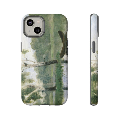 Small Lake with Boat by Edvard Munch - Cell Phone Case