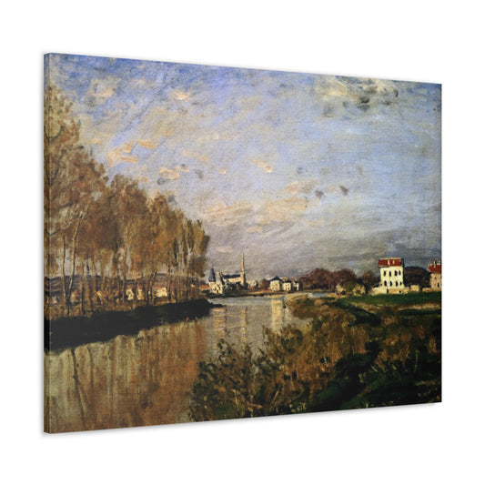 The Seine at Argenteuil by Claude Monet - Canvas Print