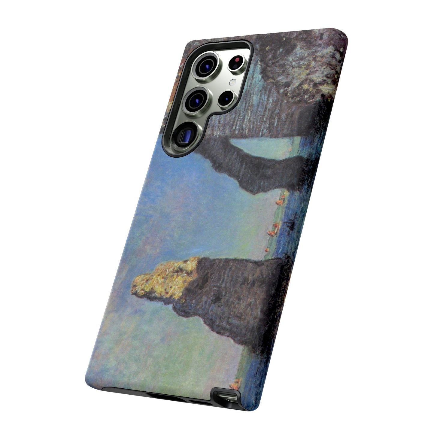 The Cliffs at Etretat by Claude Monet - Cell Phone Case