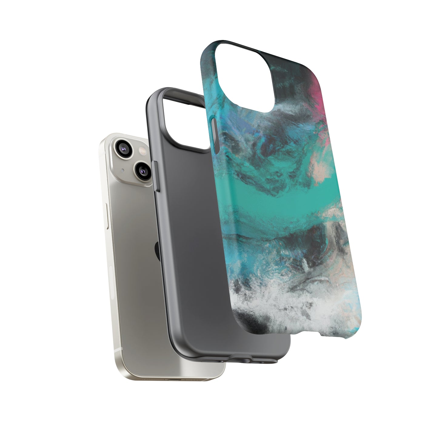 Troubled Sea AI generated - Cell Phone Case