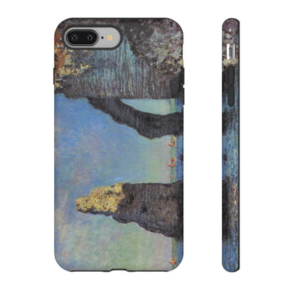 The Cliffs at Etretat by Claude Monet - Cell Phone Case