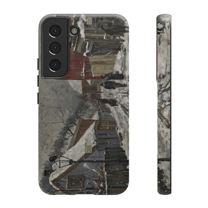 From Saxegardsgate by Edvard Munch - Cell Phone Case