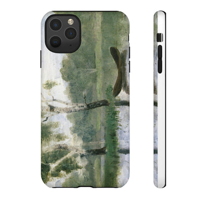 Small Lake with Boat by Edvard Munch - Cell Phone Case