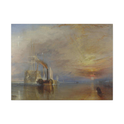 The Fighting Temeraire by JMW Turner - Canvas Print