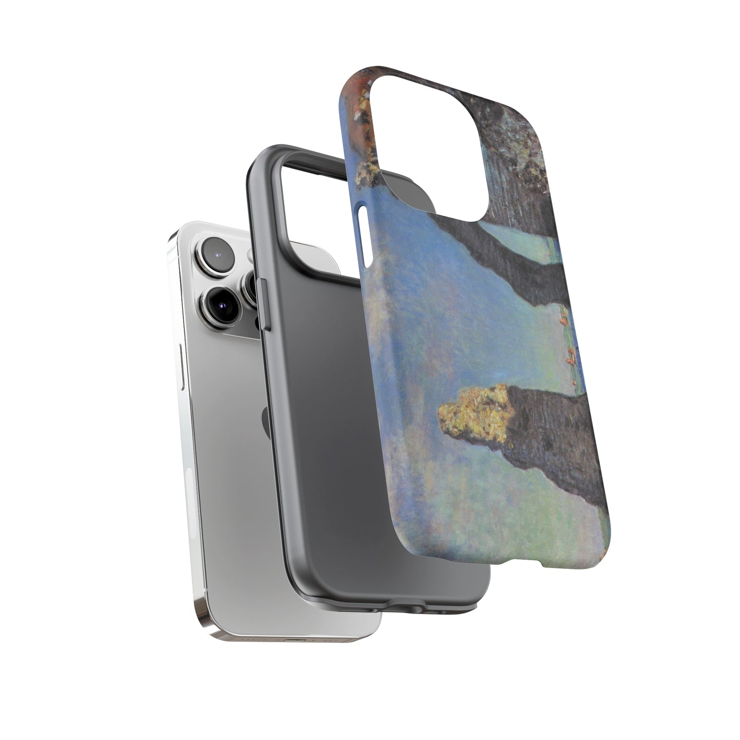 The Cliffs at Etretat by Claude Monet - Cell Phone Case