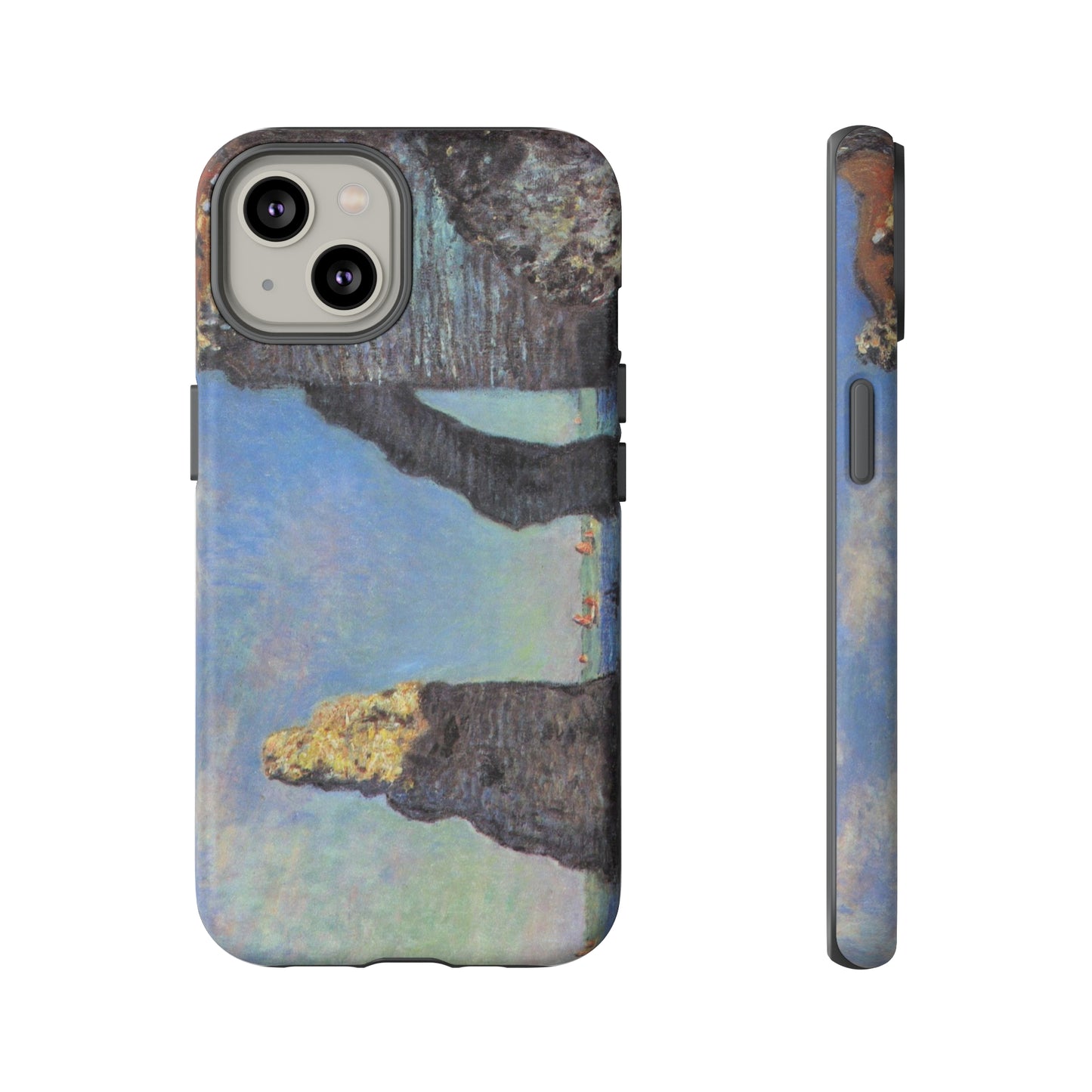 The Cliffs at Etretat by Claude Monet - Cell Phone Case