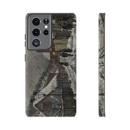 From Saxegardsgate by Edvard Munch - Cell Phone Case