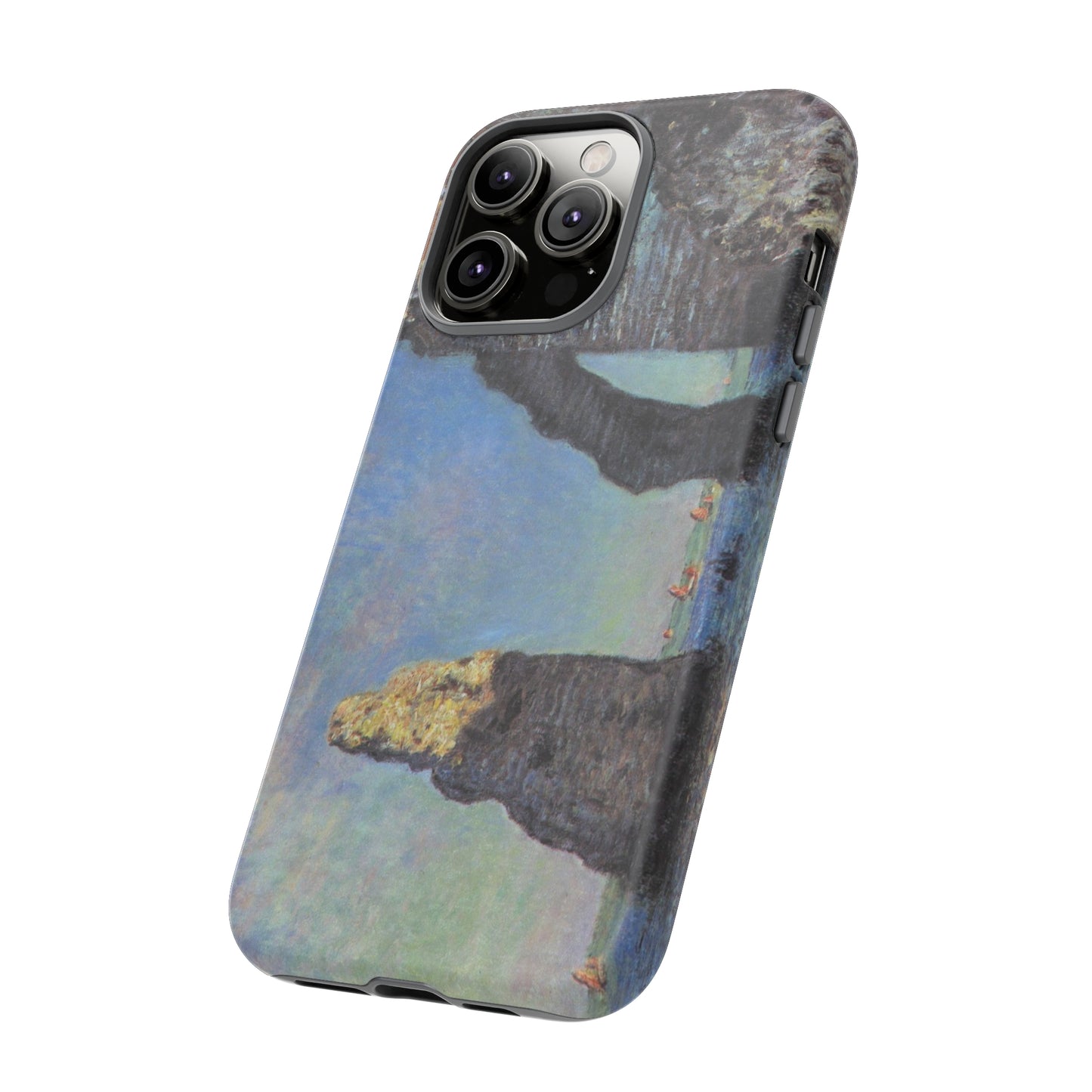 The Cliffs at Etretat by Claude Monet - Cell Phone Case