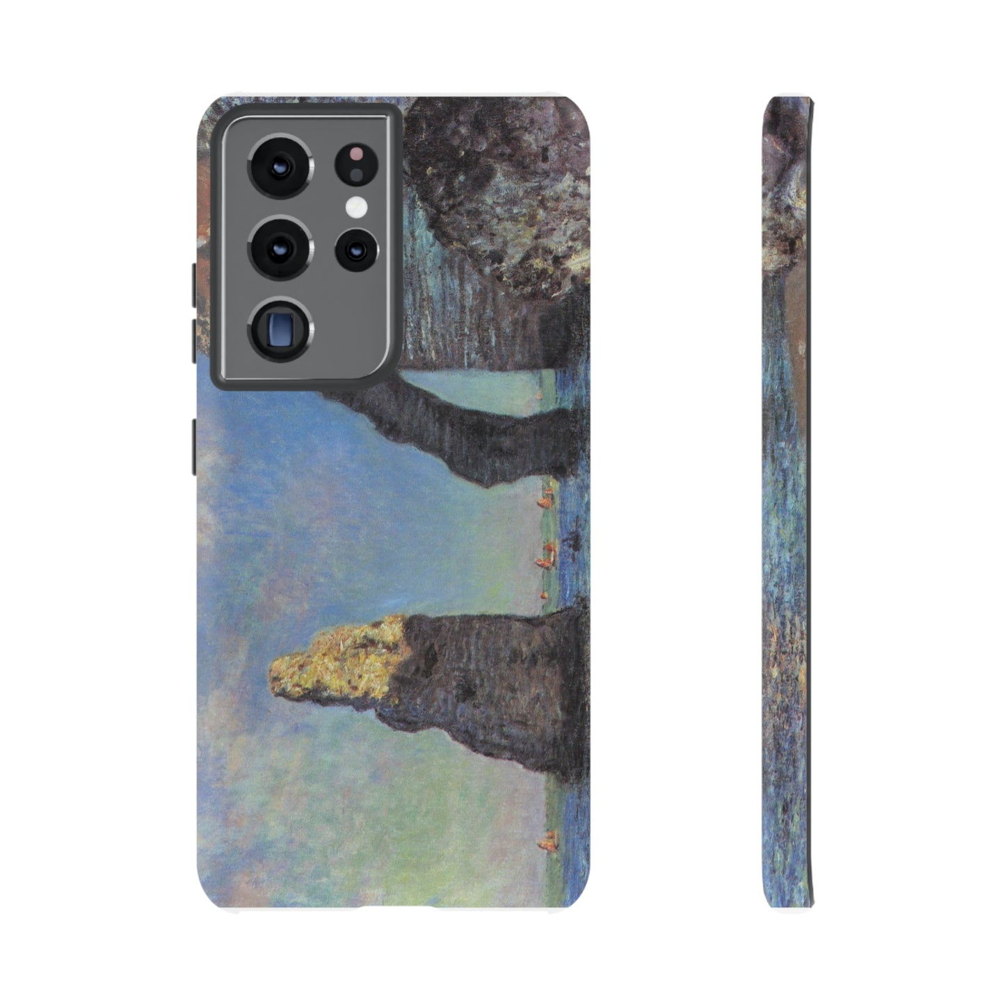 The Cliffs at Etretat by Claude Monet - Cell Phone Case