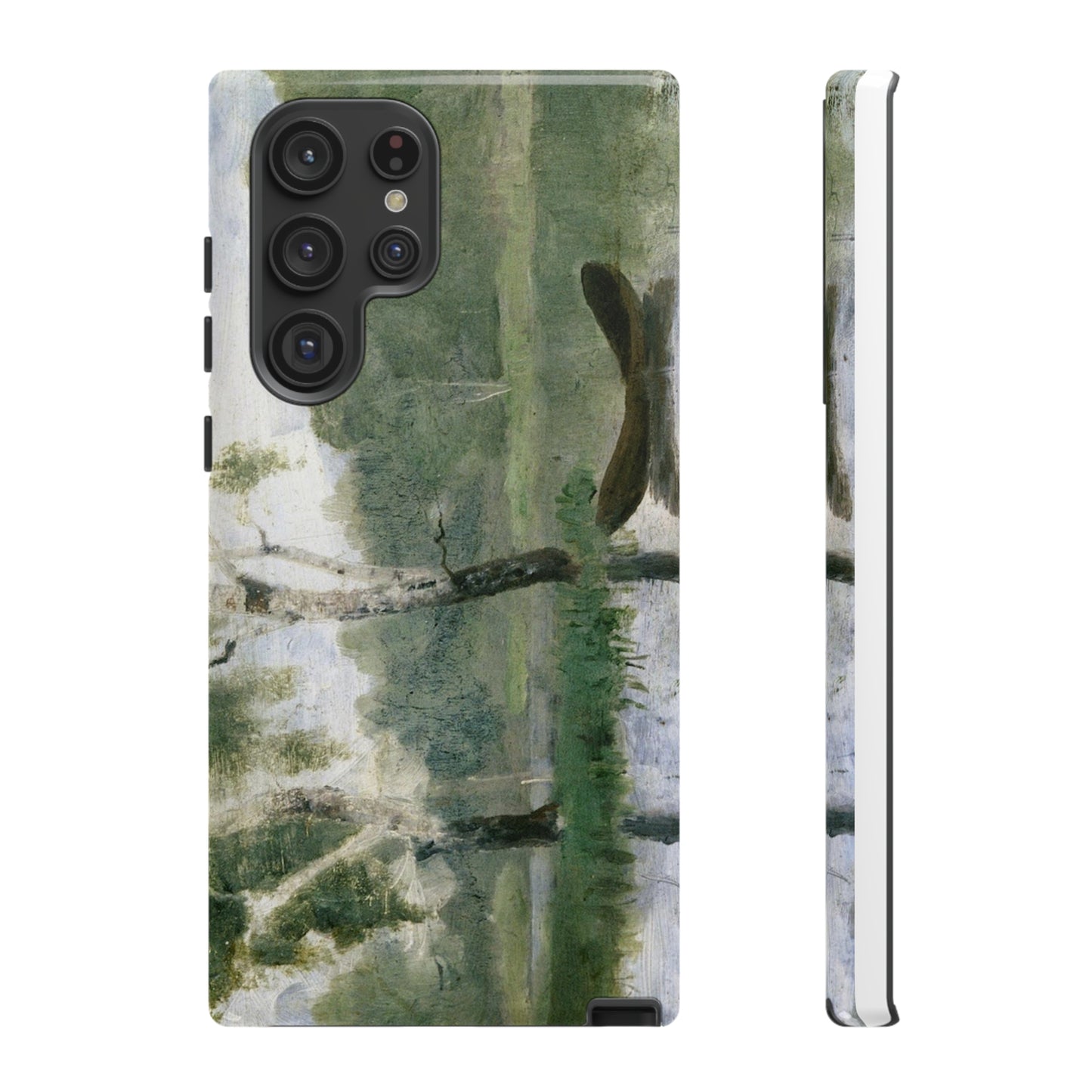 Small Lake with Boat by Edvard Munch - Cell Phone Case