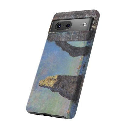 The Cliffs at Etretat by Claude Monet - Cell Phone Case