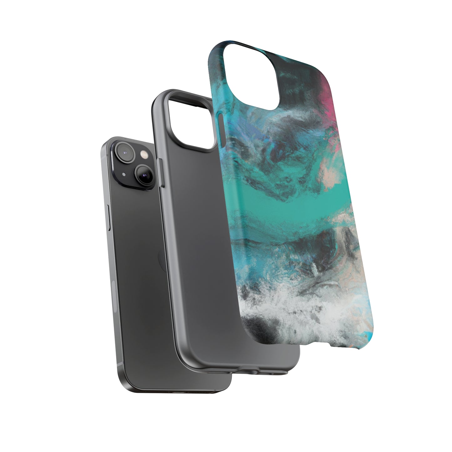 Troubled Sea AI generated - Cell Phone Case