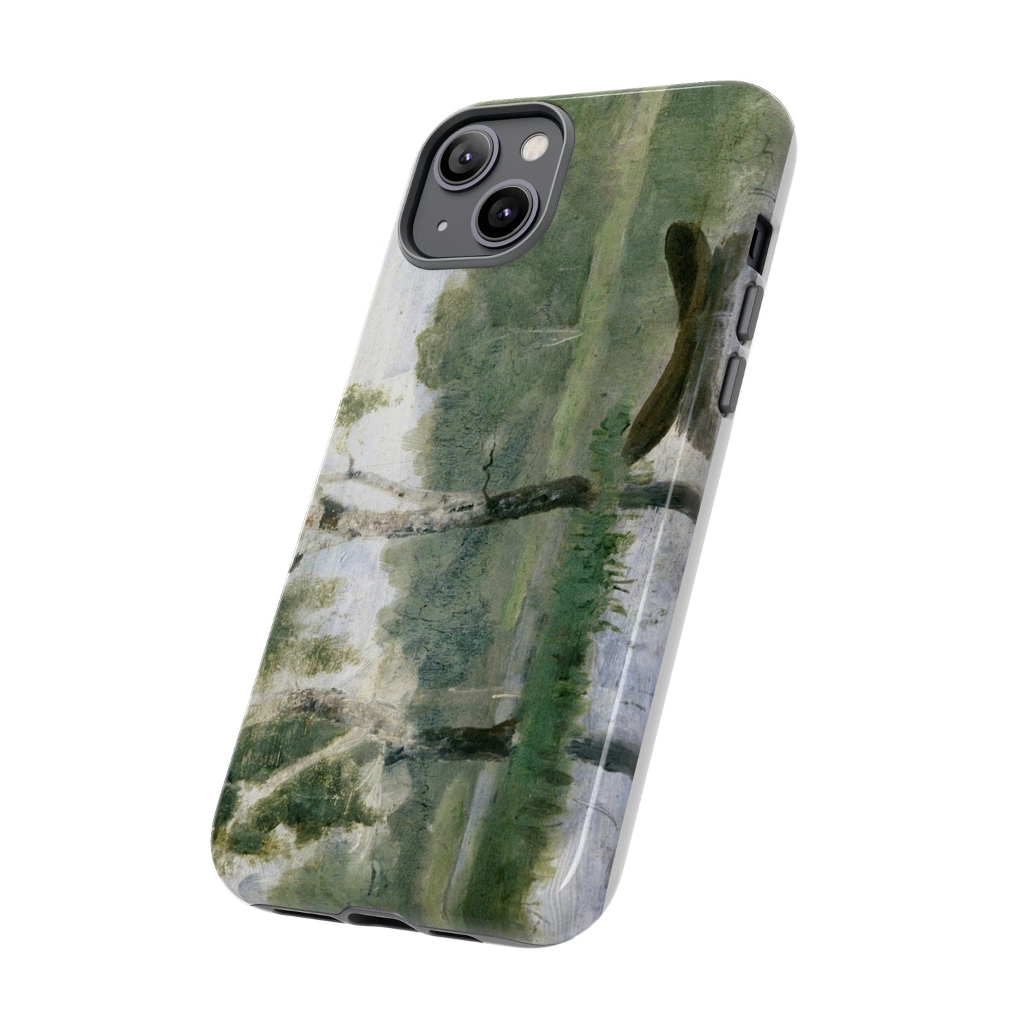 Small Lake with Boat by Edvard Munch - Cell Phone Case