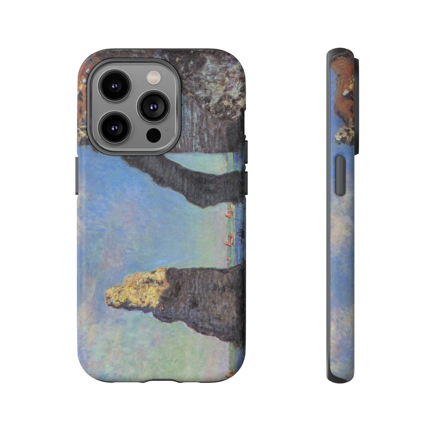 The Cliffs at Etretat by Claude Monet - Cell Phone Case