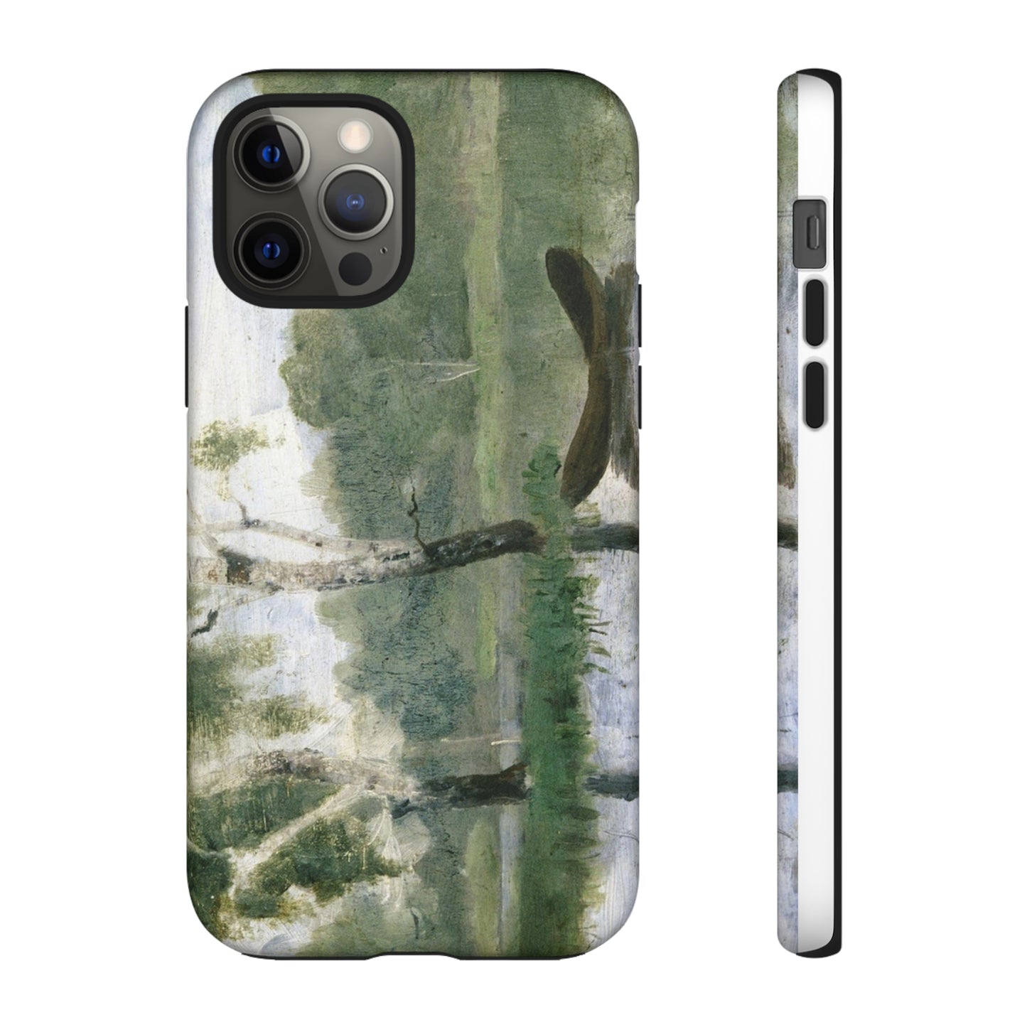 Small Lake with Boat by Edvard Munch - Cell Phone Case