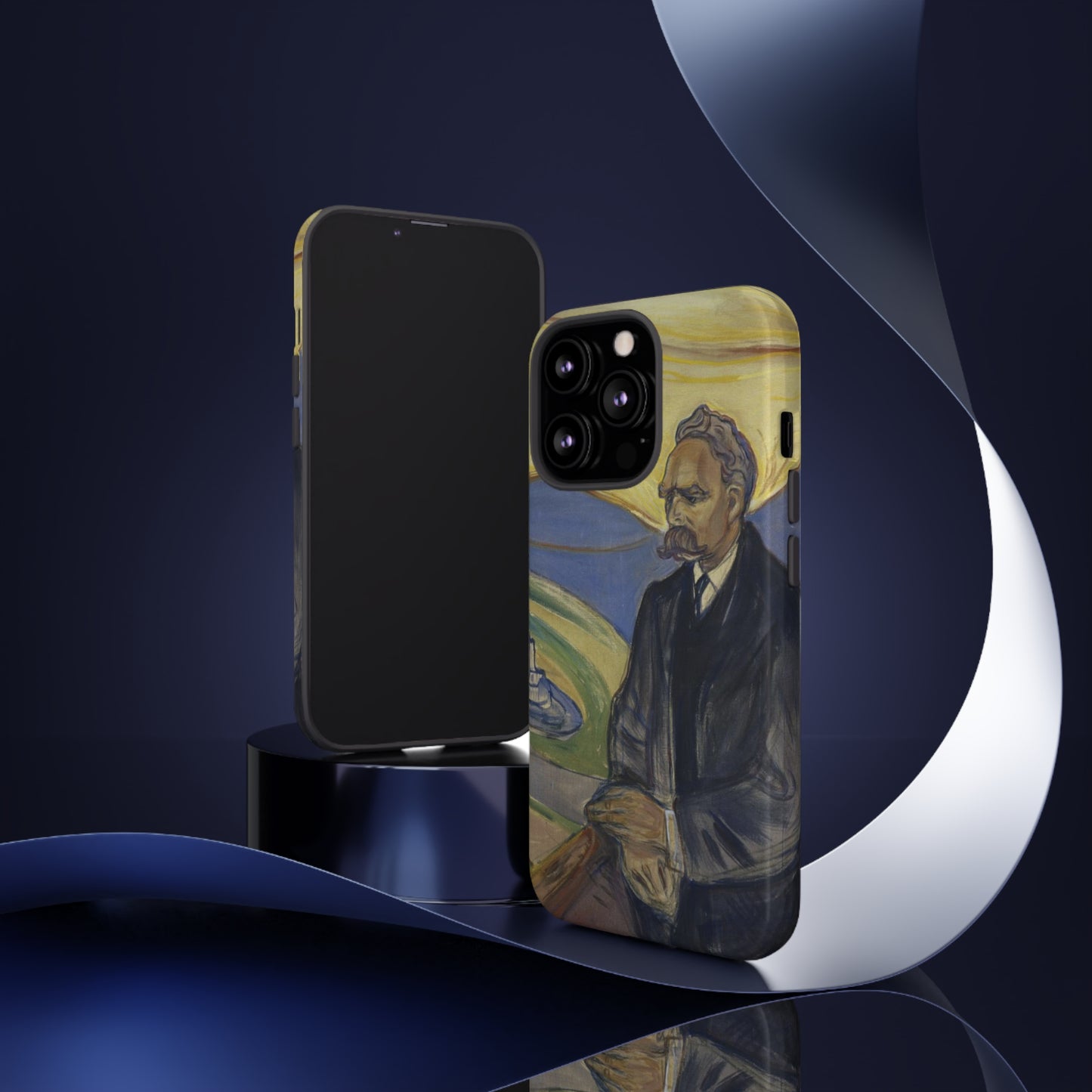 Friederich Nietzsche by Edvard Munch - Cell Phone Case