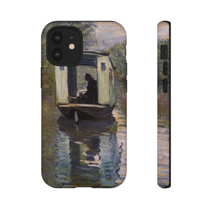 The Studio Boat by Claude Monet - Cell Phone Case