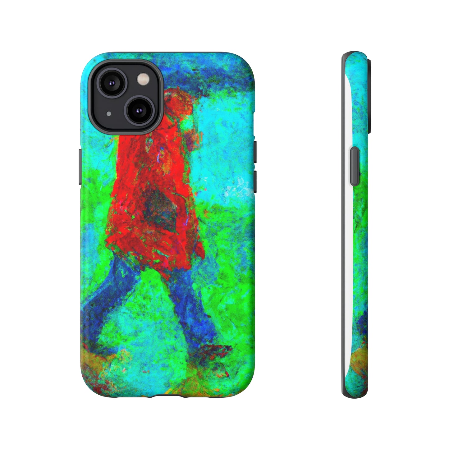 Lonely Man AI Generated - Cell Phone Case