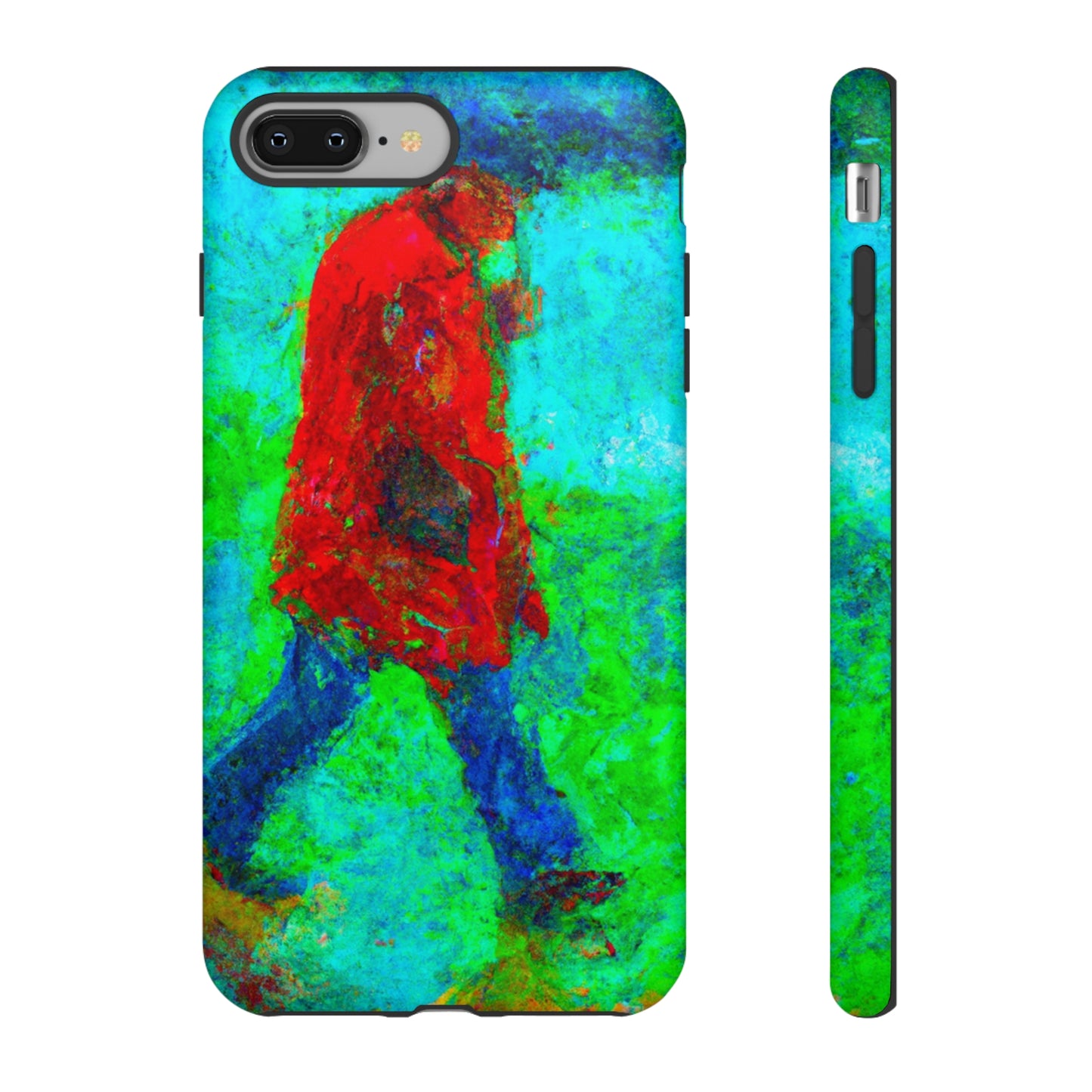 Lonely Man AI Generated - Cell Phone Case