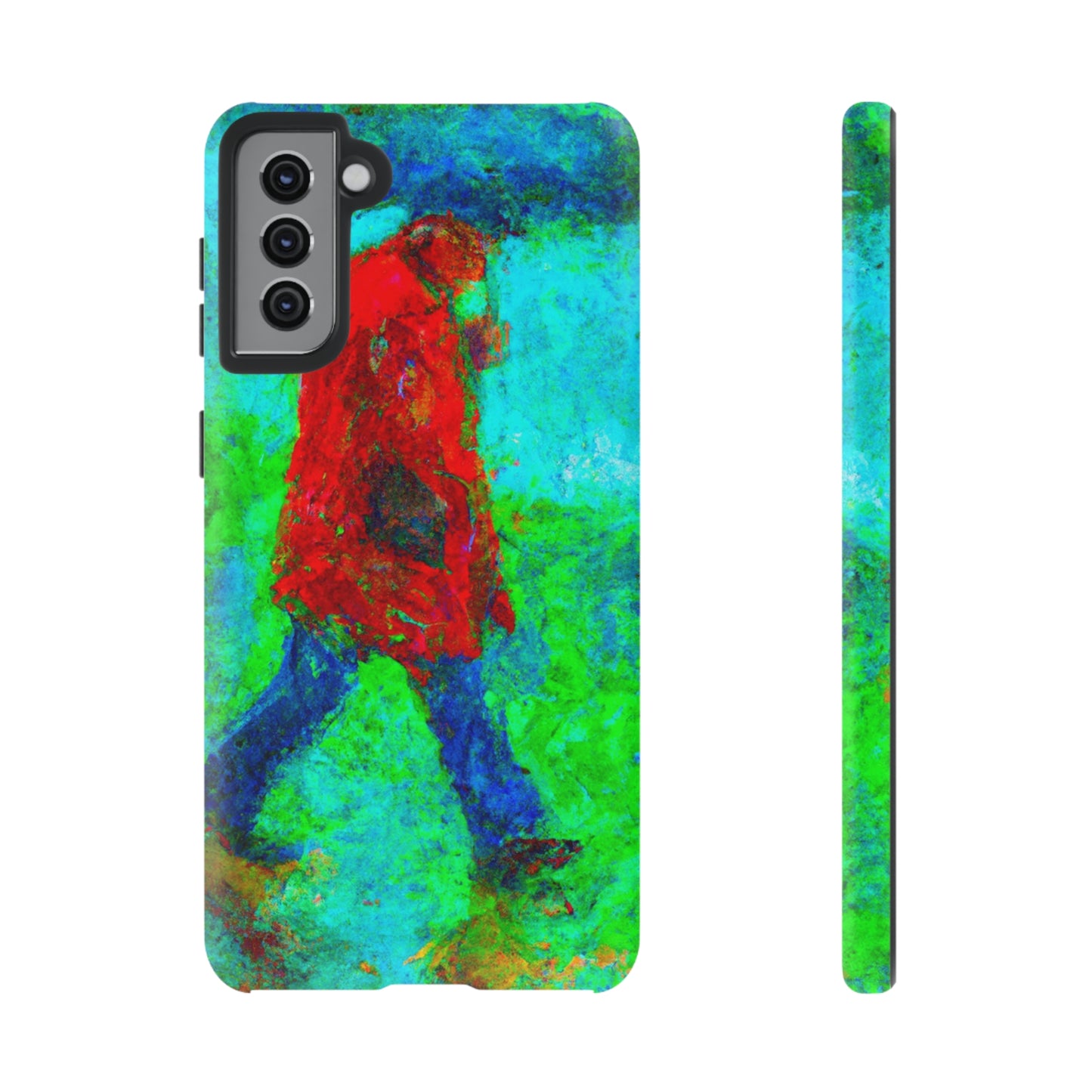 Lonely Man AI Generated - Cell Phone Case