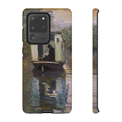 The Studio Boat by Claude Monet - Cell Phone Case