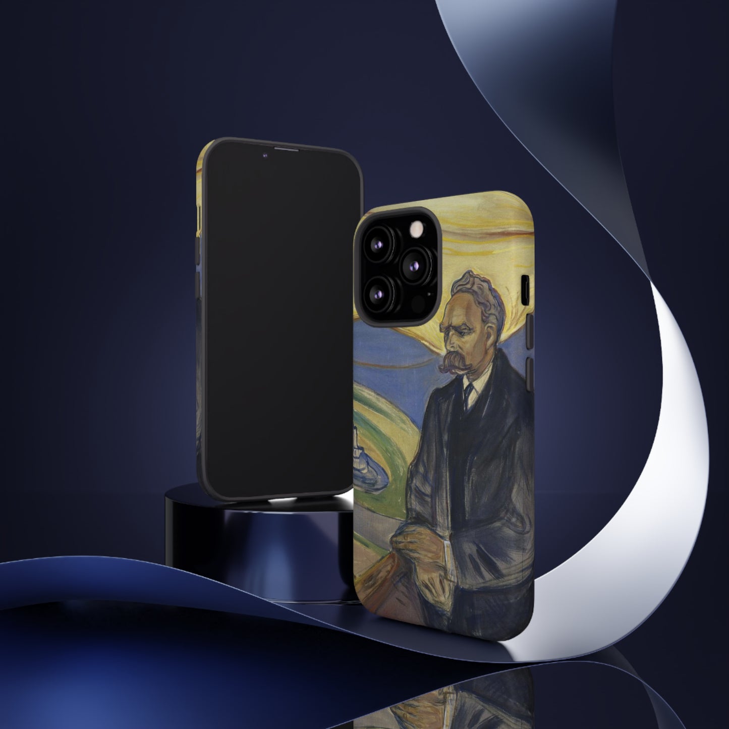 Friederich Nietzsche by Edvard Munch - Cell Phone Case