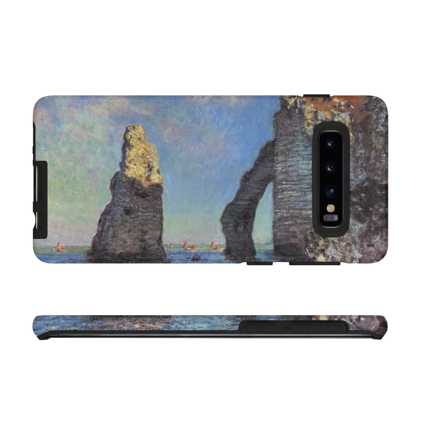 The Cliffs at Etretat by Claude Monet - Cell Phone Case