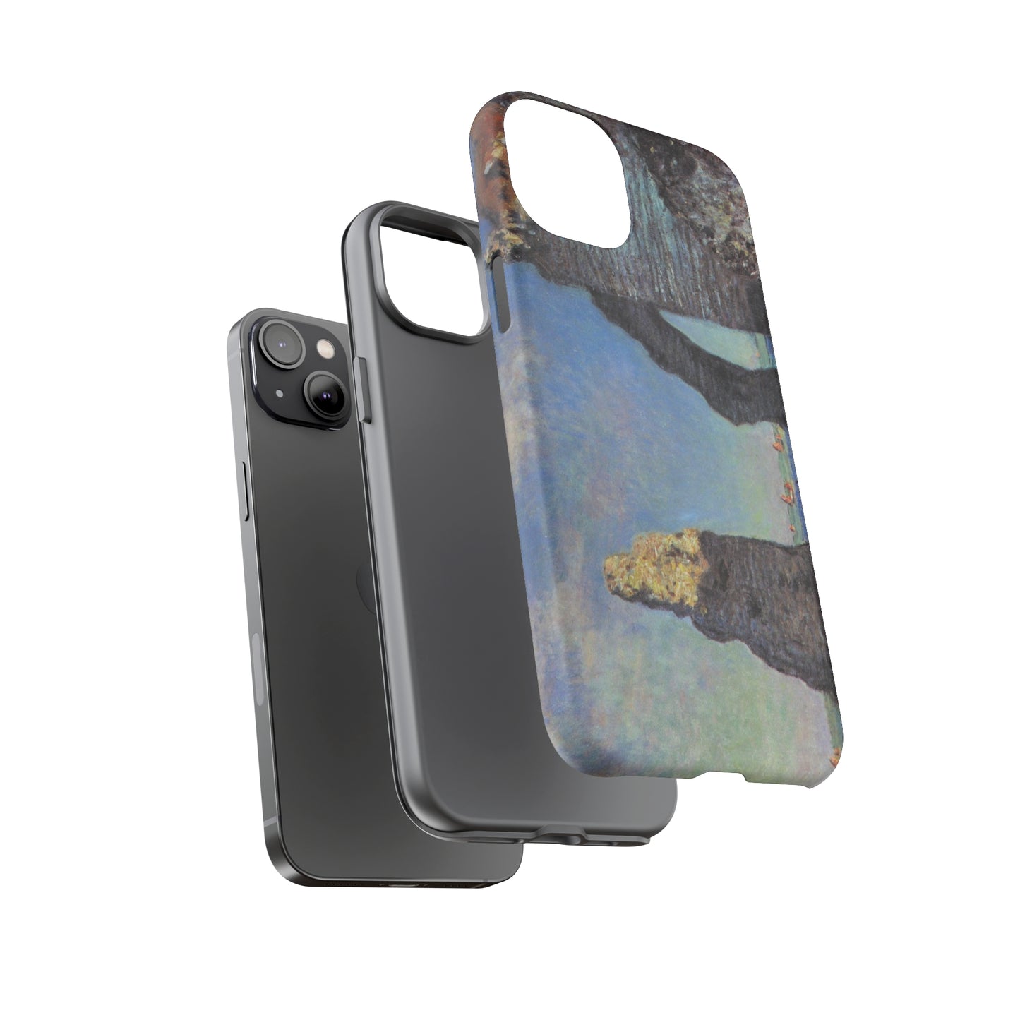 The Cliffs at Etretat by Claude Monet - Cell Phone Case