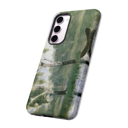 Small Lake with Boat by Edvard Munch - Cell Phone Case