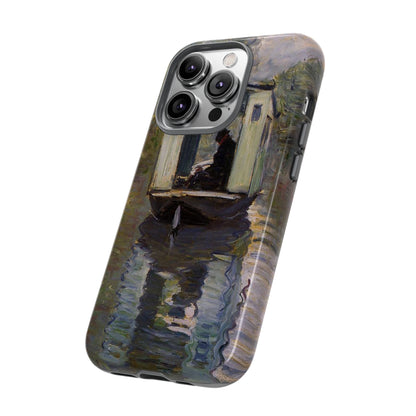 The Studio Boat by Claude Monet - Cell Phone Case