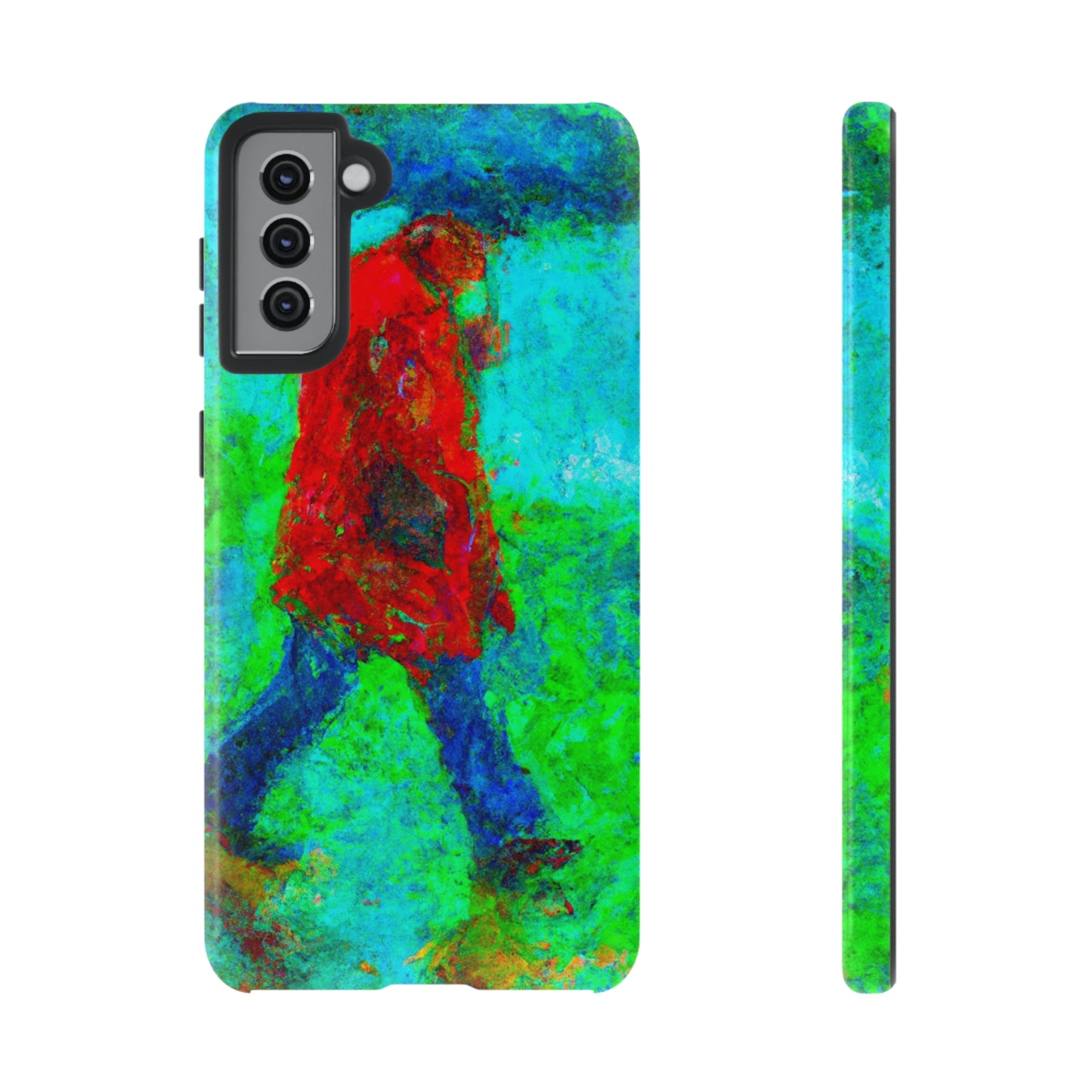 Lonely Man AI Generated - Cell Phone Case