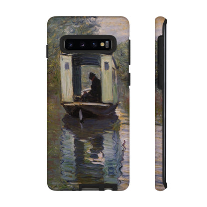 The Studio Boat by Claude Monet - Cell Phone Case