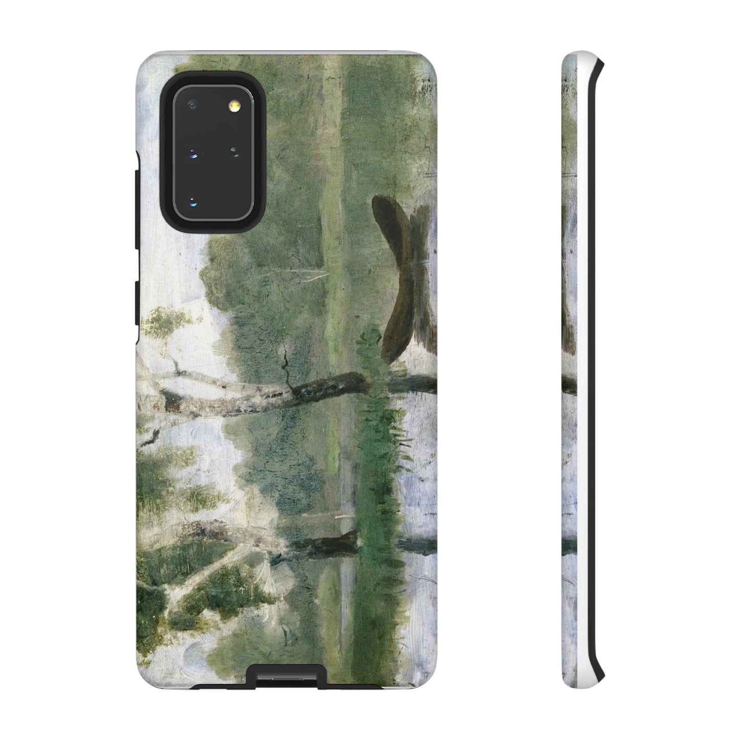 Small Lake with Boat by Edvard Munch - Cell Phone Case