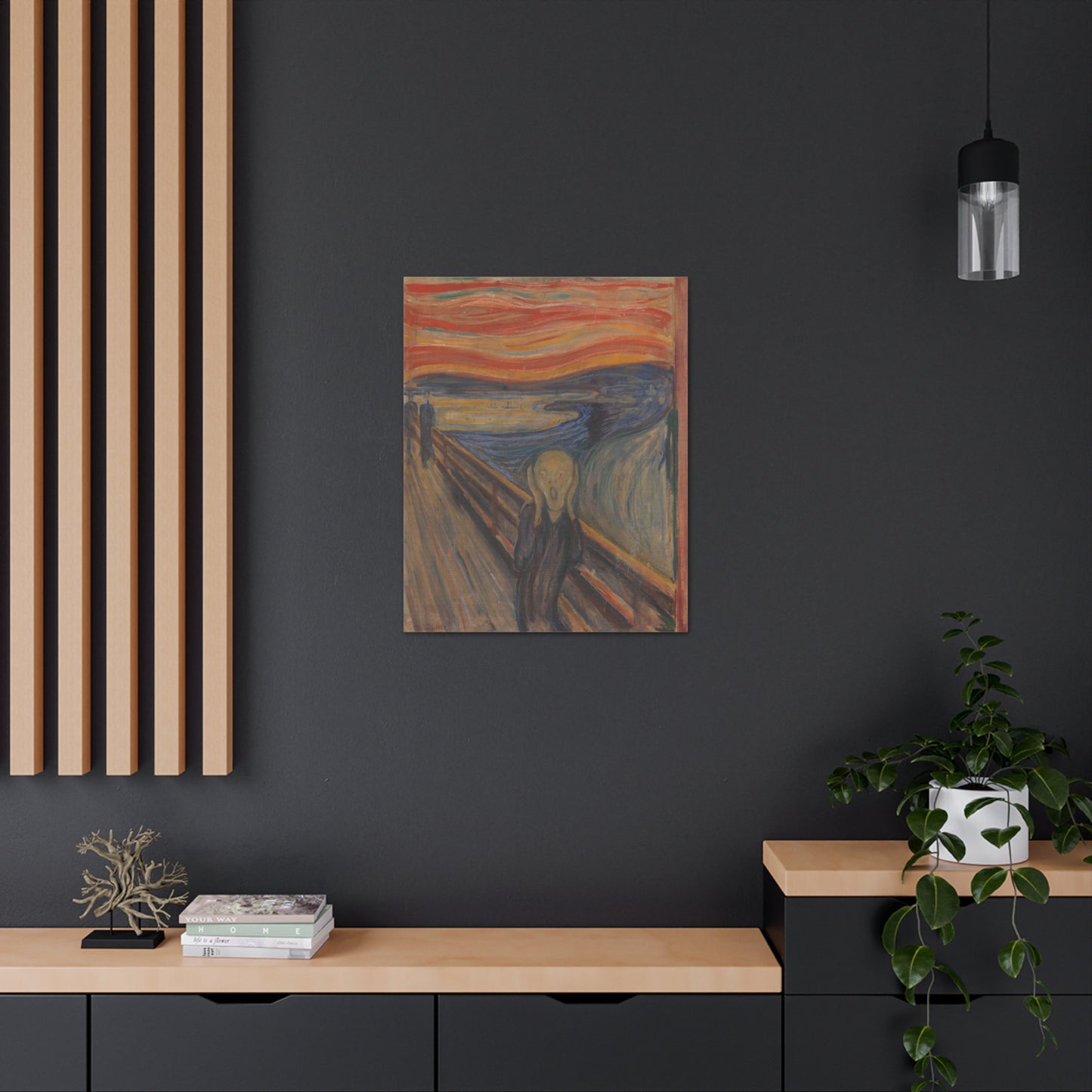 The Scream by Edvard Munch - Canvas Print