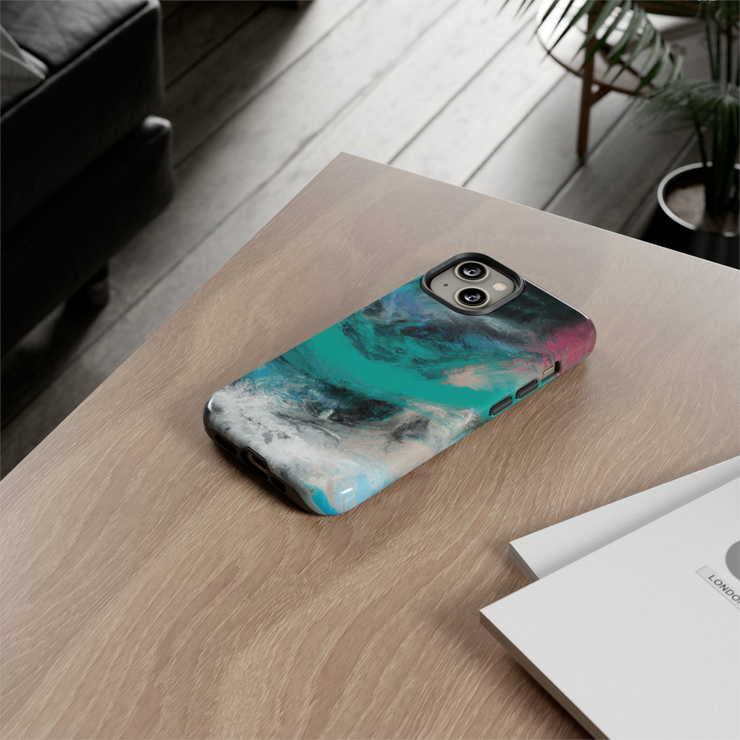 Troubled Sea AI generated - Cell Phone Case