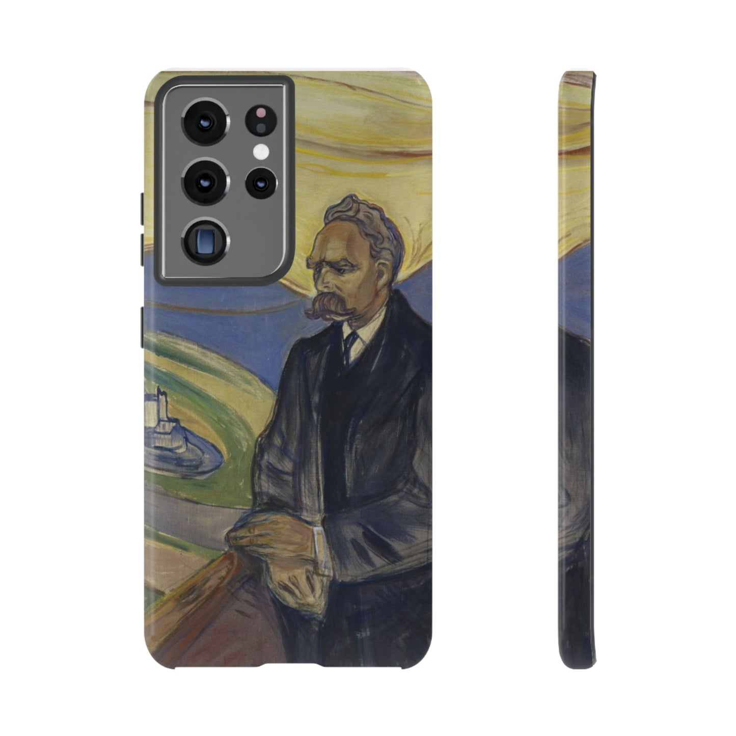 Friederich Nietzsche by Edvard Munch - Cell Phone Case