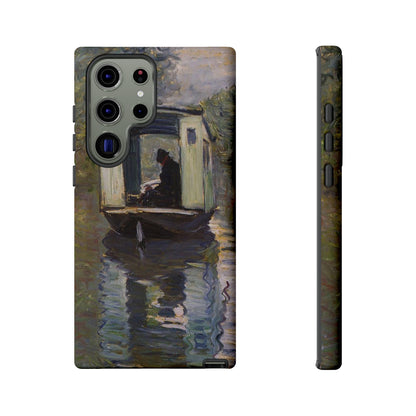 The Studio Boat by Claude Monet - Cell Phone Case