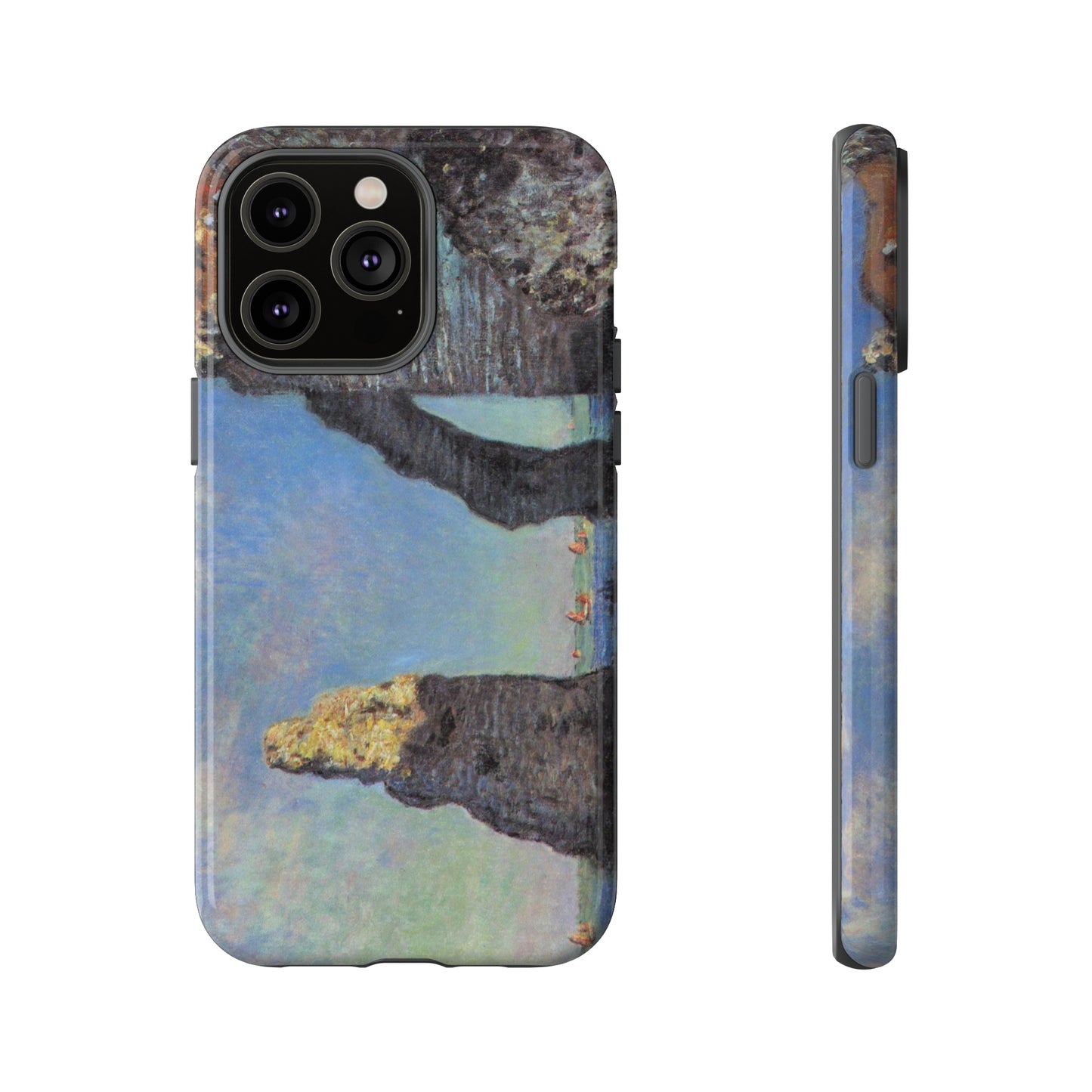 The Cliffs at Etretat by Claude Monet - Cell Phone Case