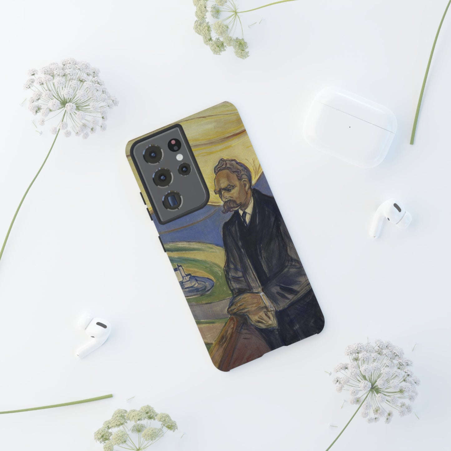 Friederich Nietzsche by Edvard Munch - Cell Phone Case