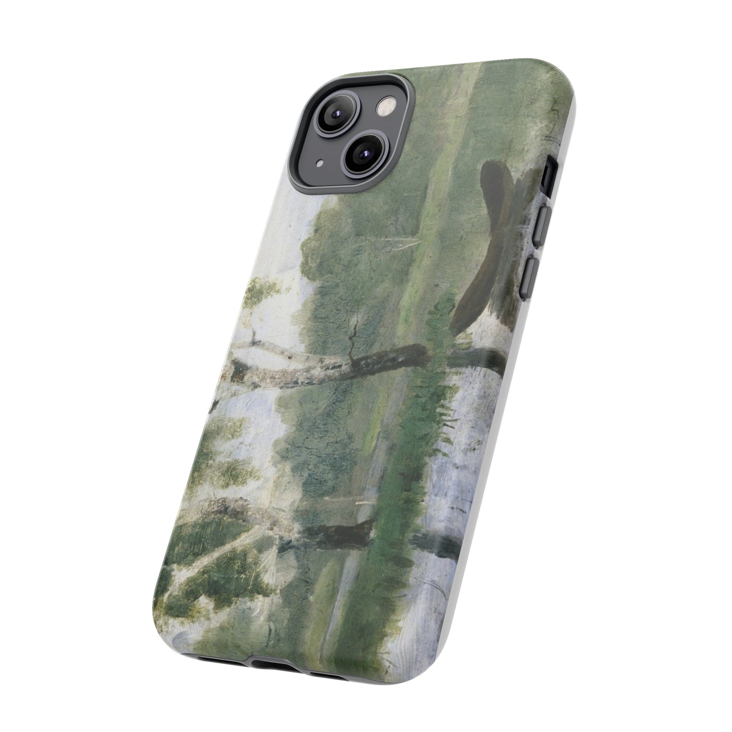 Small Lake with Boat by Edvard Munch - Cell Phone Case