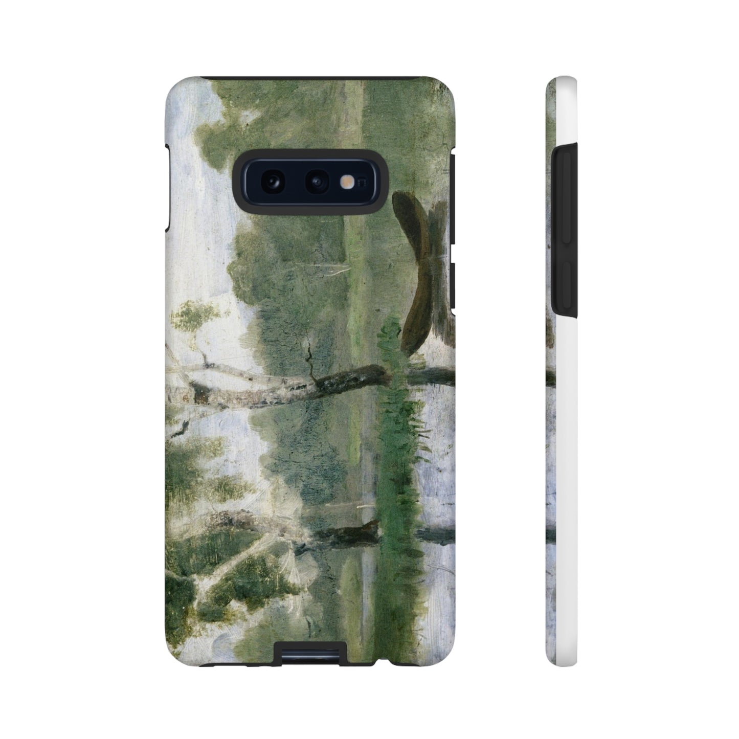 Small Lake with Boat by Edvard Munch - Cell Phone Case