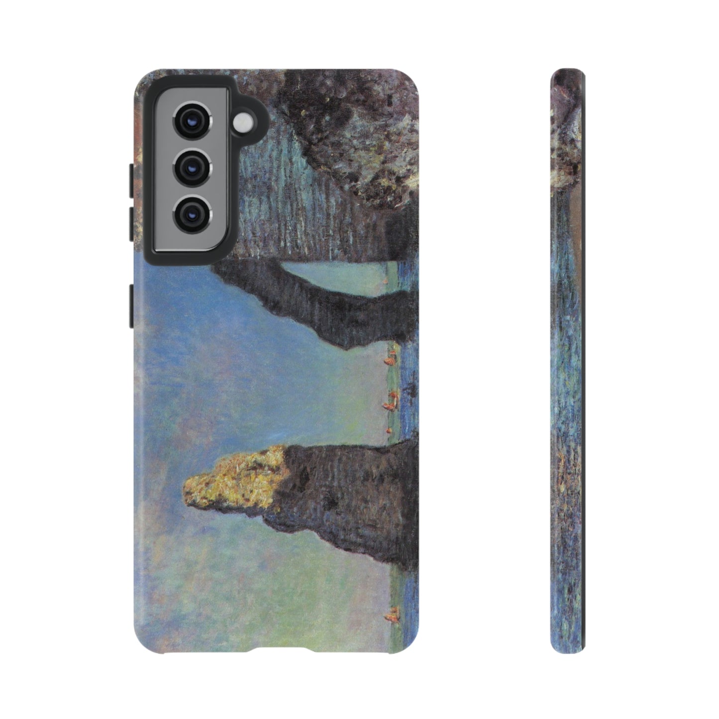 The Cliffs at Etretat by Claude Monet - Cell Phone Case