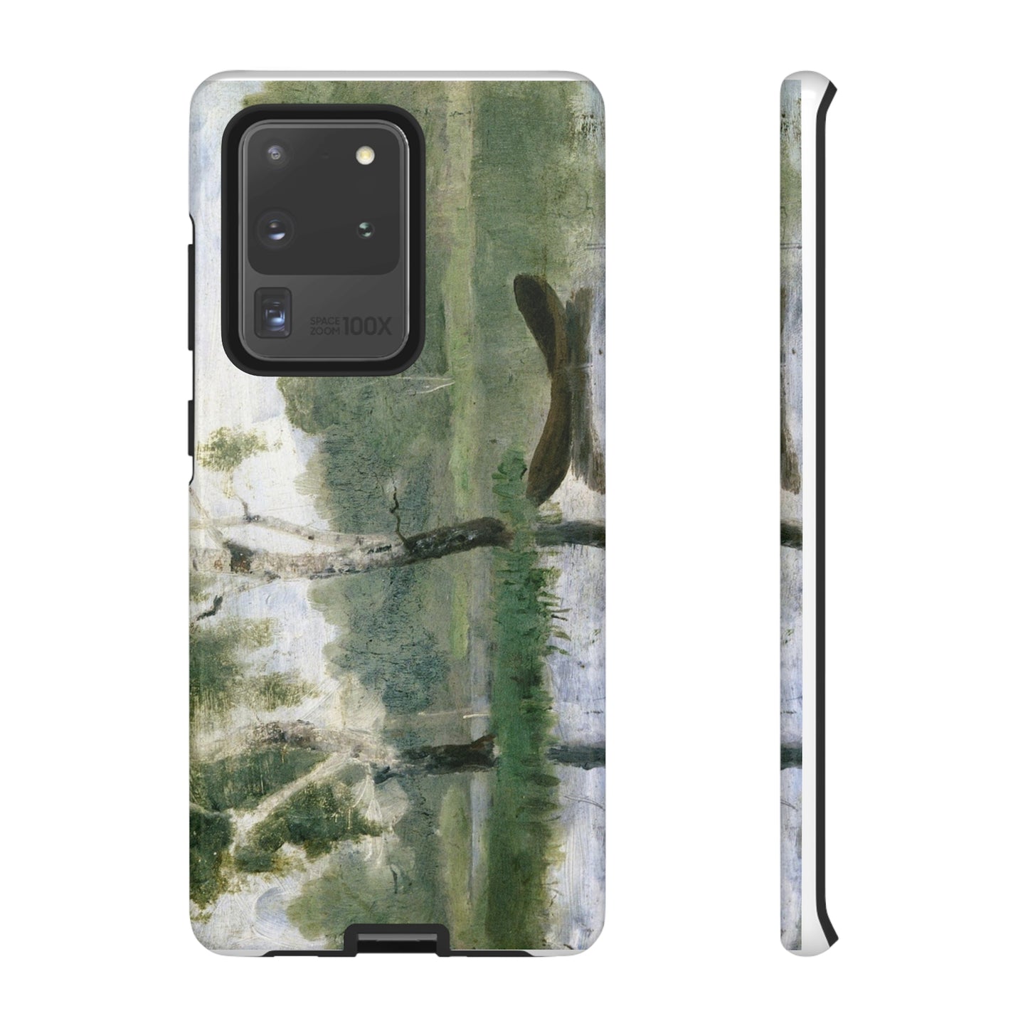 Small Lake with Boat by Edvard Munch - Cell Phone Case