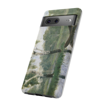 Small Lake with Boat by Edvard Munch - Cell Phone Case