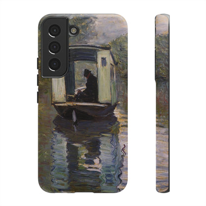 The Studio Boat by Claude Monet - Cell Phone Case