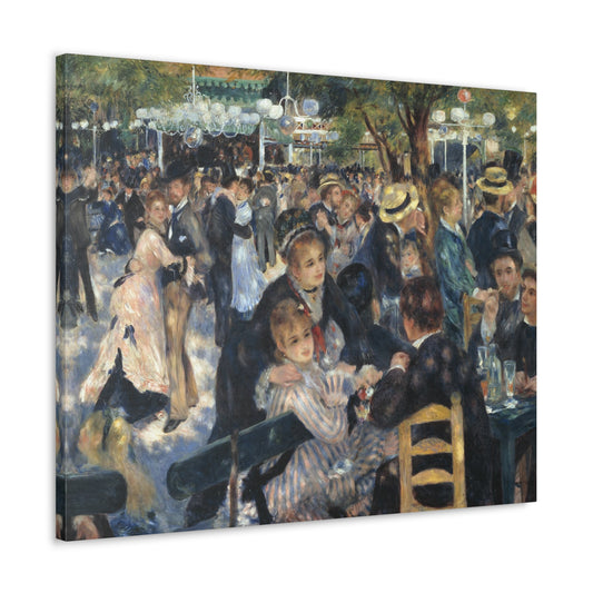 Dance at Le Moulin de la Galette by Pierre-Auguste Renoir - Canvas Print