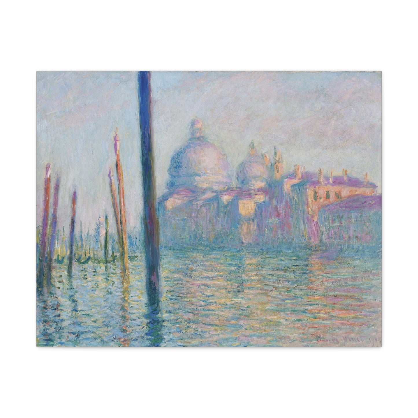 Le Grand Canal by Claude Monet - Canvas Print